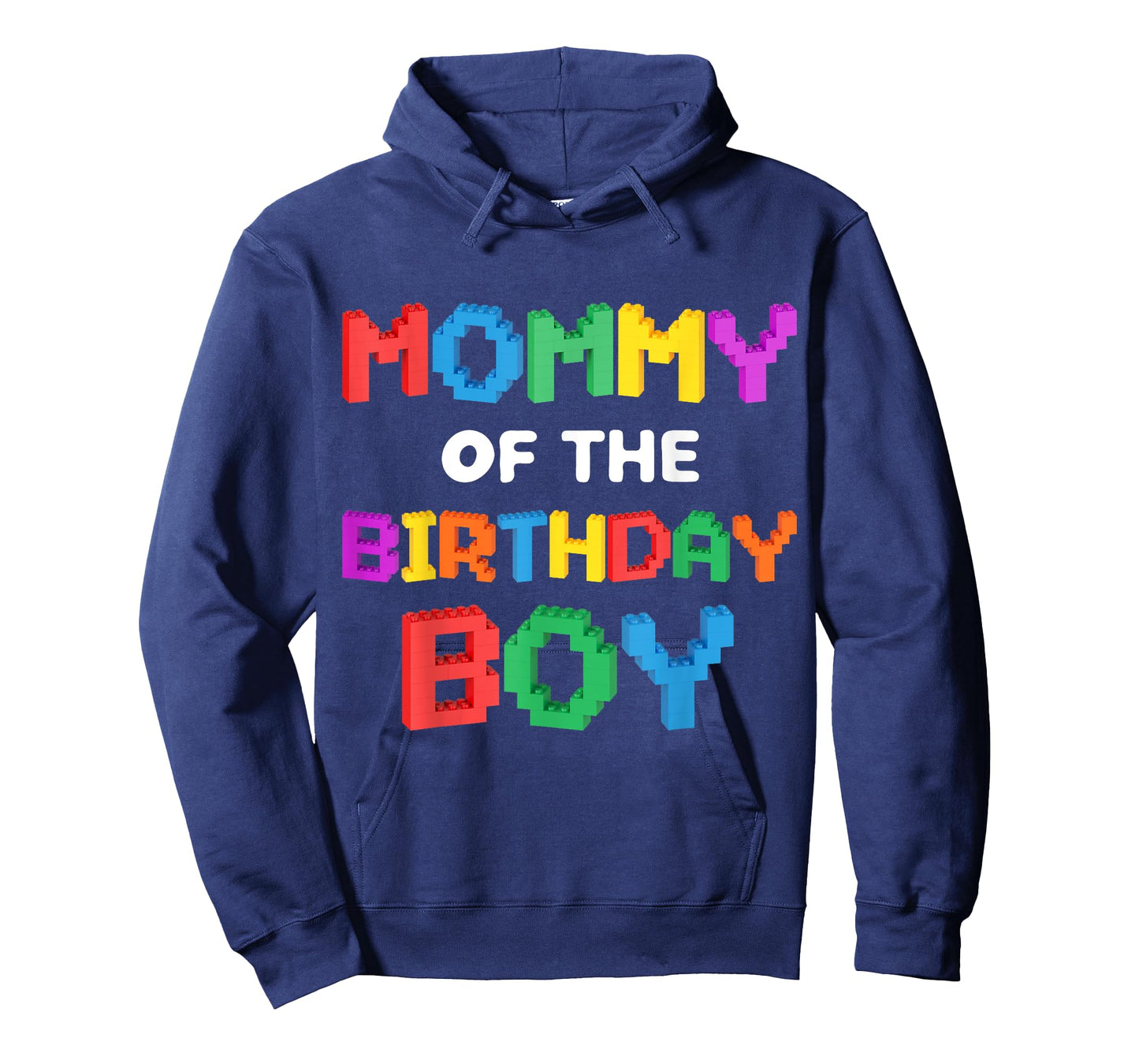 Mommy of the Birthday Boy Master Builder Bricks Blocks T-Shirt