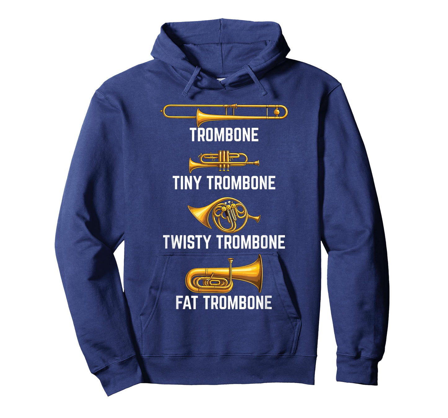 Funny Trombone Art for Men Women Jazz Music Trombone Player T-Shirt