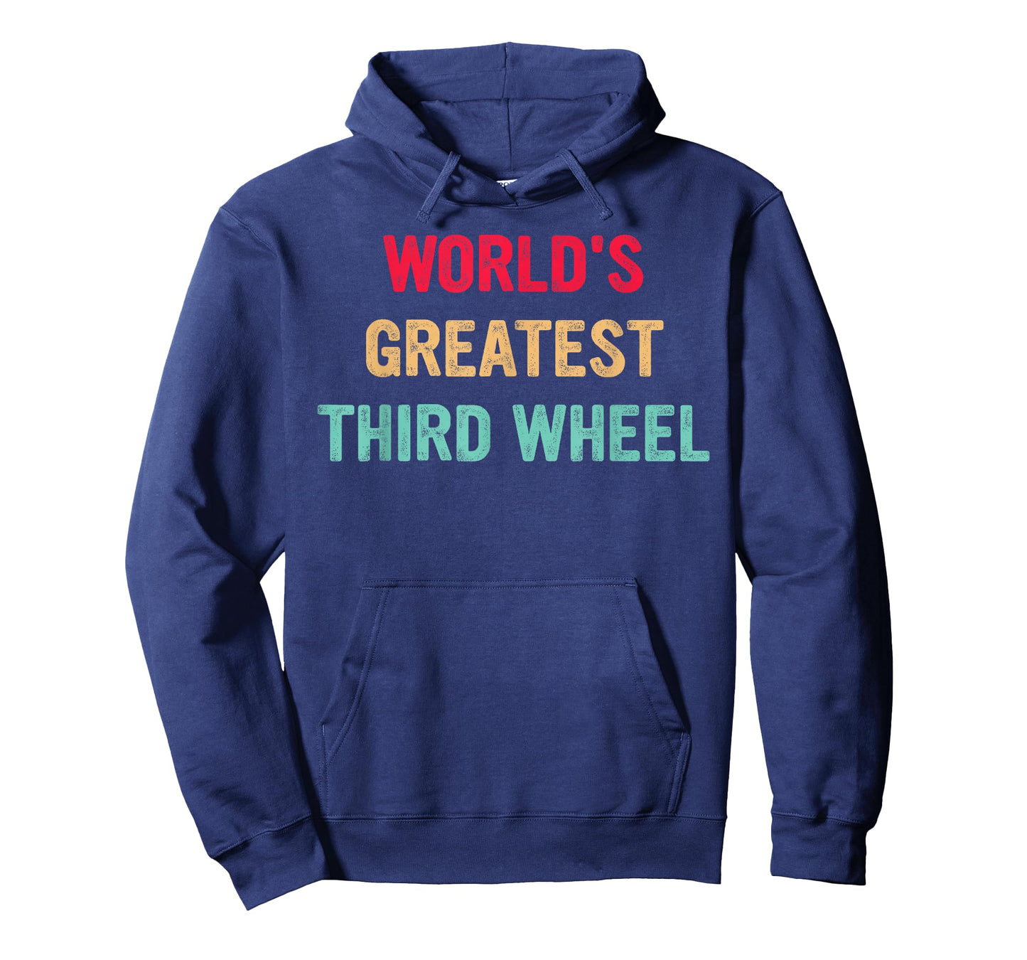 World's Greatest Third Wheel Funny Retro Vintage T-Shirt