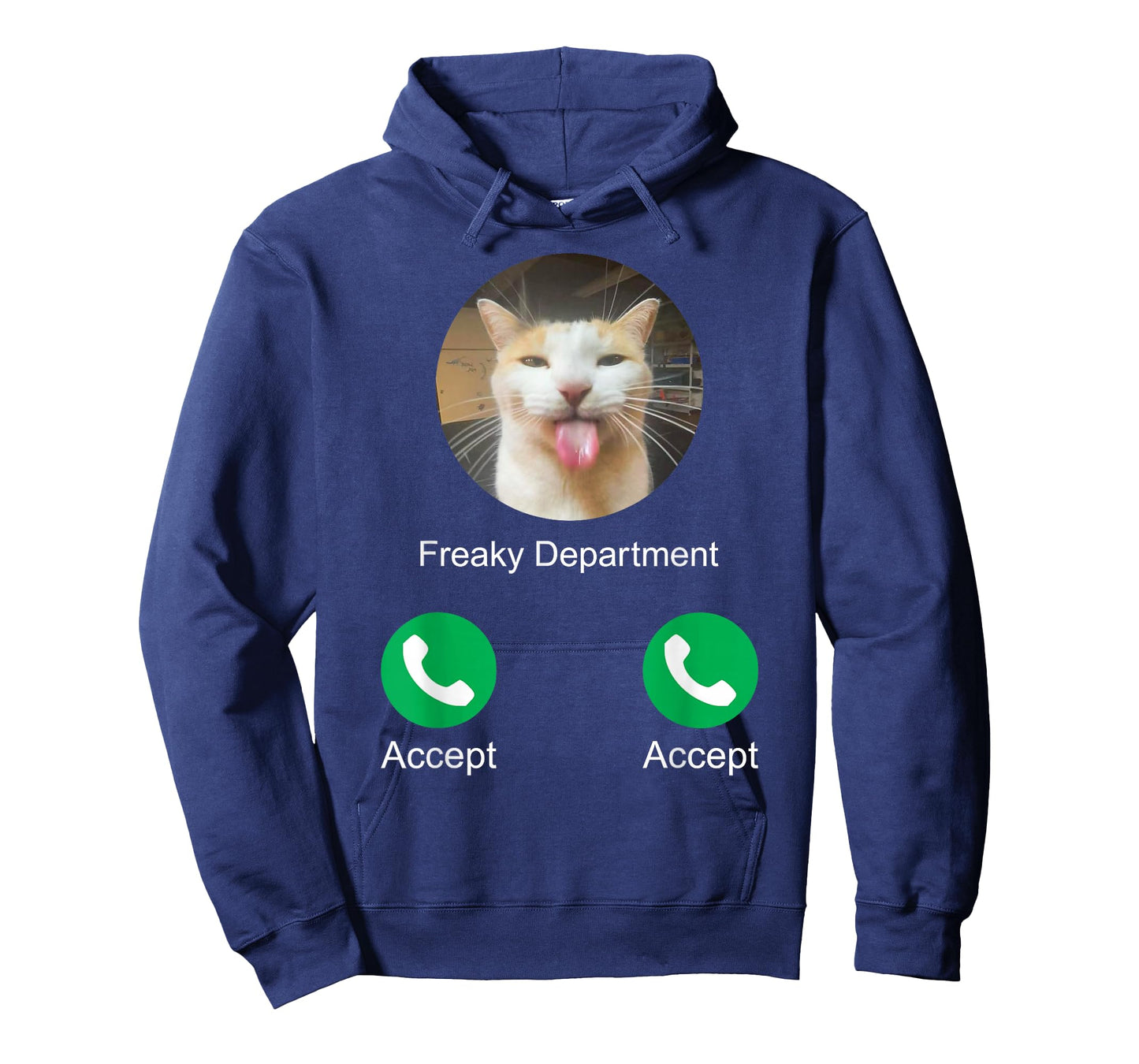 Freaky Department Calling Silly Cat Meme T-Shirt