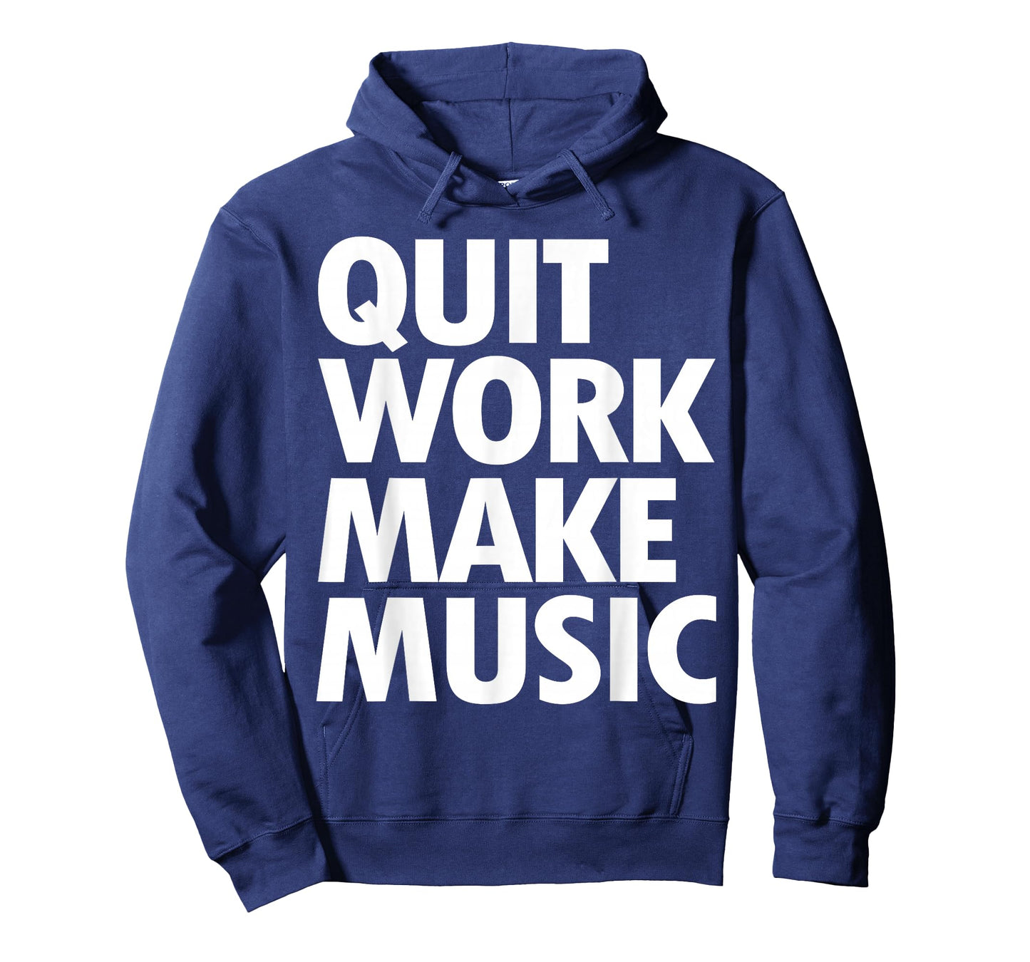 Quit Work Make Music Short Sleeve T-Shirt