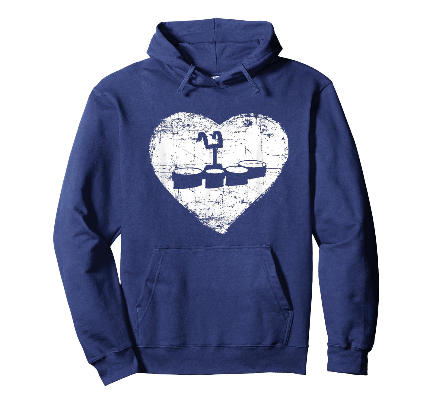 Marching Band Shirt | Love tenor drum quintet Heart t-shirt T-Shirt