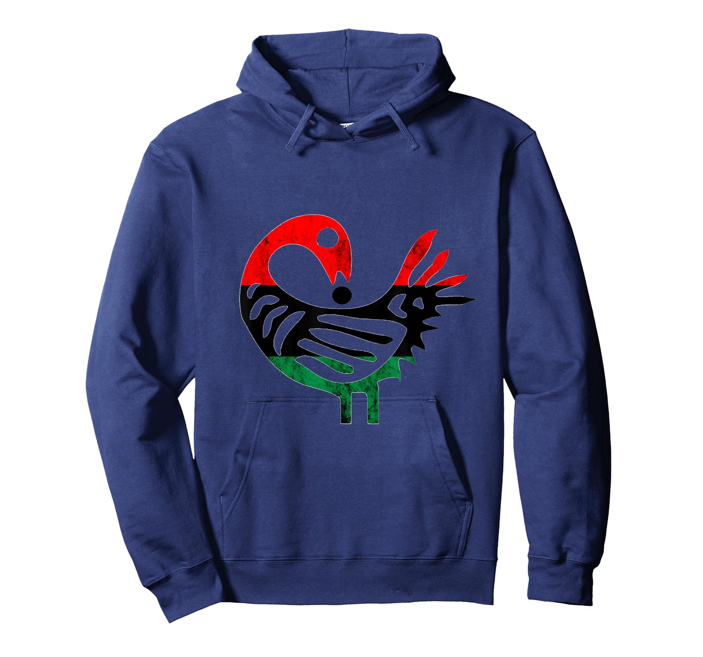 Sankofa African Bird Pan African Flag Pride Juneteenth T-Shirt