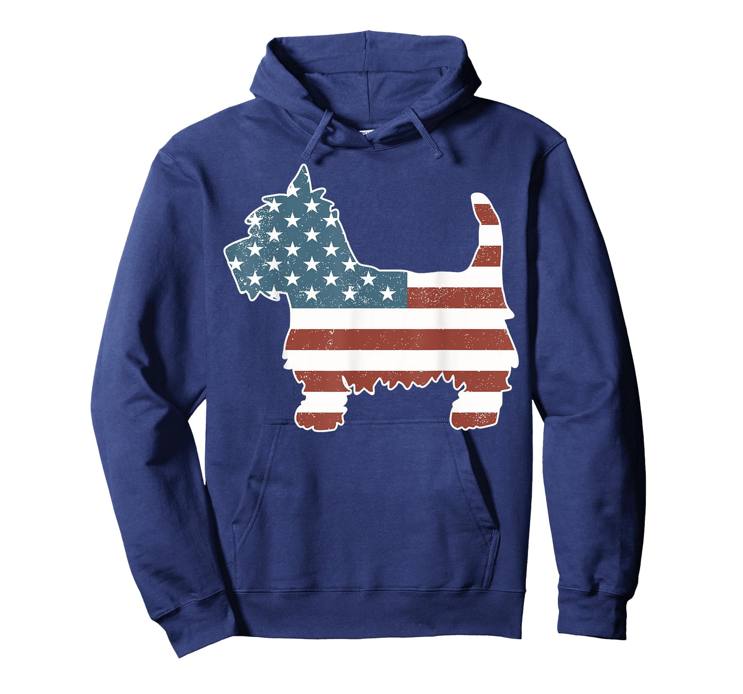 Vintage Patriot Westie Dog T-shirt Westie Silhouette Shirt Men Women Girls Kids T-Shirt