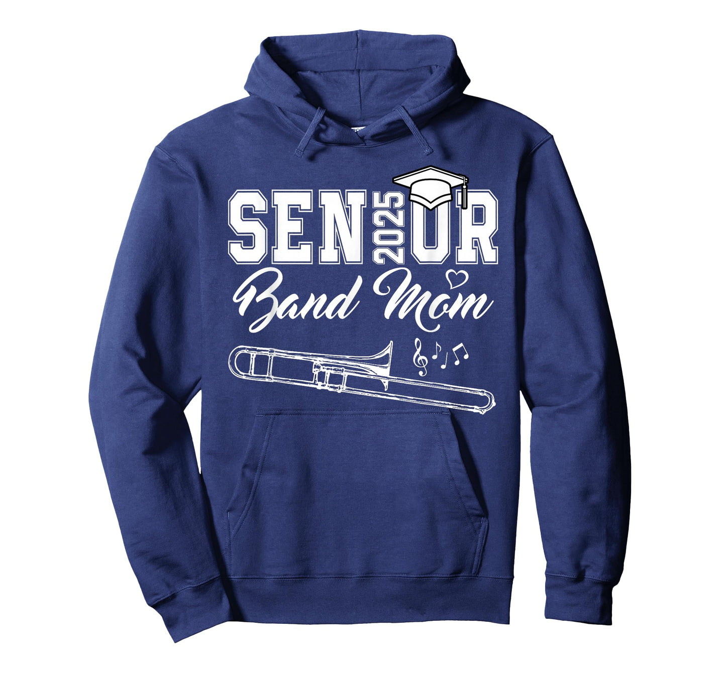 Senior Band Mom 2025 Marching Band Class Of 2025 Trombone T-Shirt