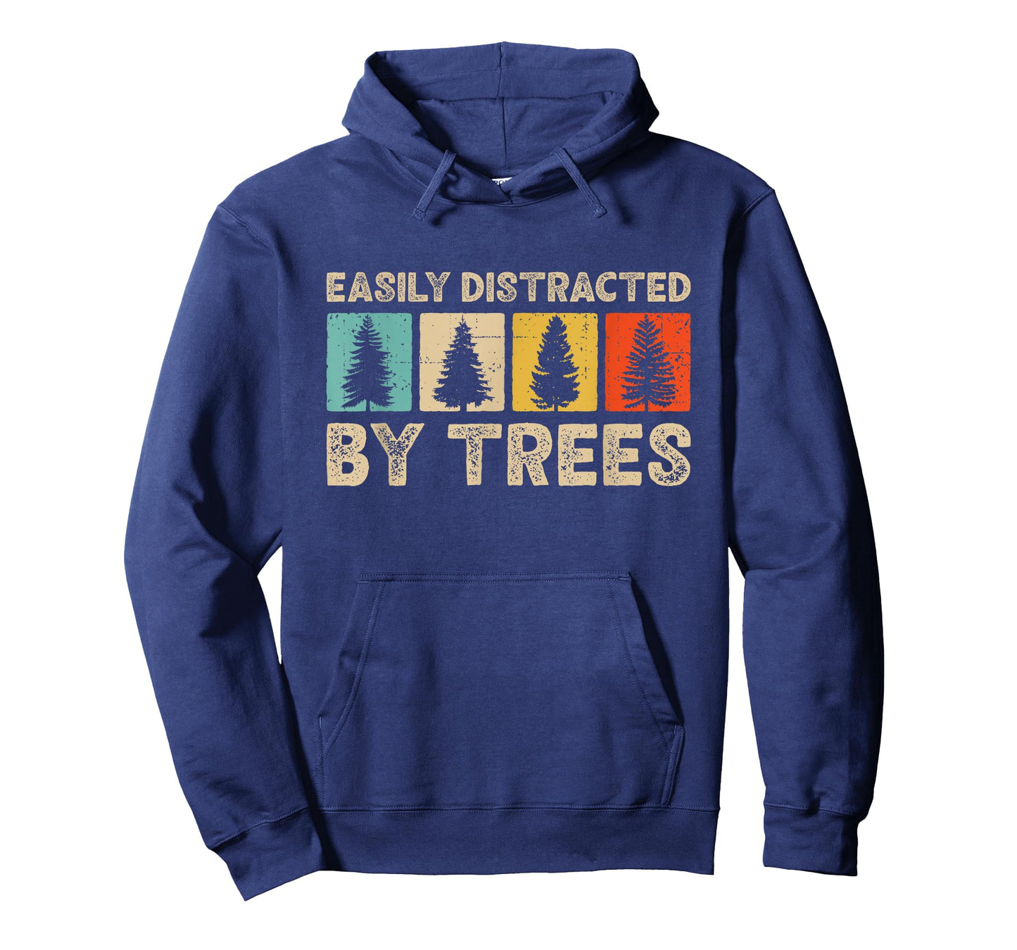 Easily Distracted By Trees Vintage Tree T-Shirt