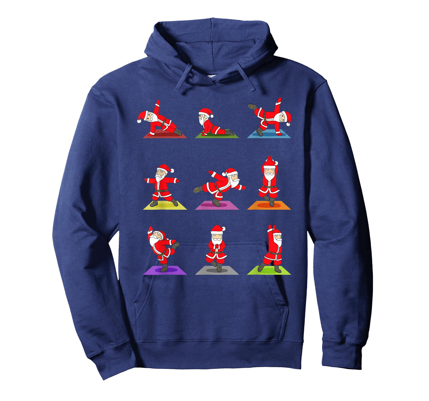 Christmas Yoga Santa Claus Xmas Gift T-Shirt