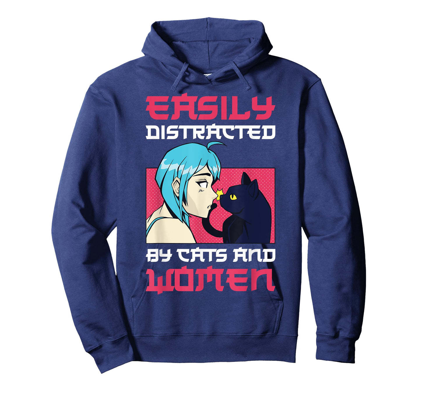 Easily Distracted By Cats And Women Lesbian T-Shirt