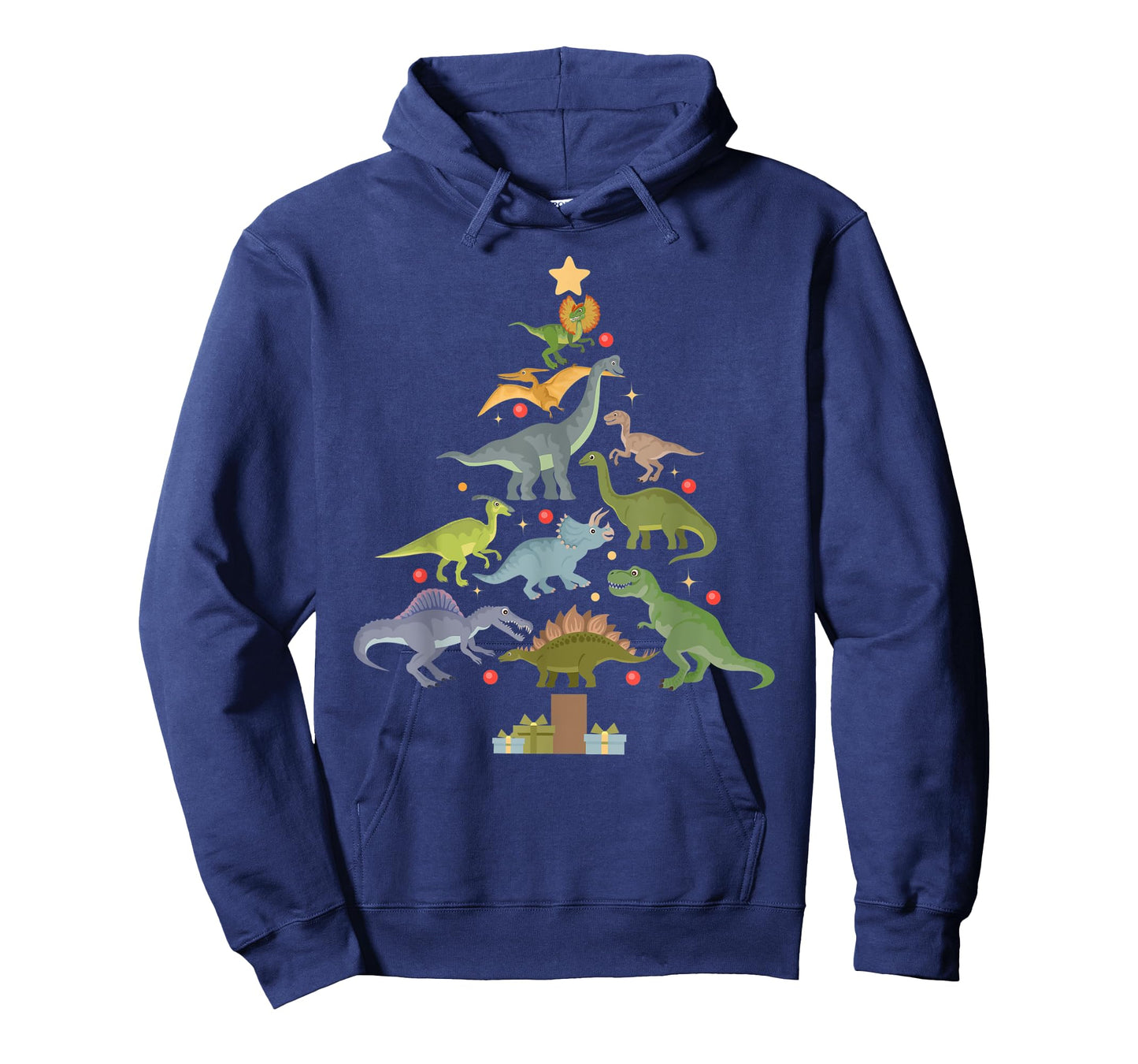 Christmas Dinosaur Tree Kids Boys Men Family Saurus Xmas T-Shirt