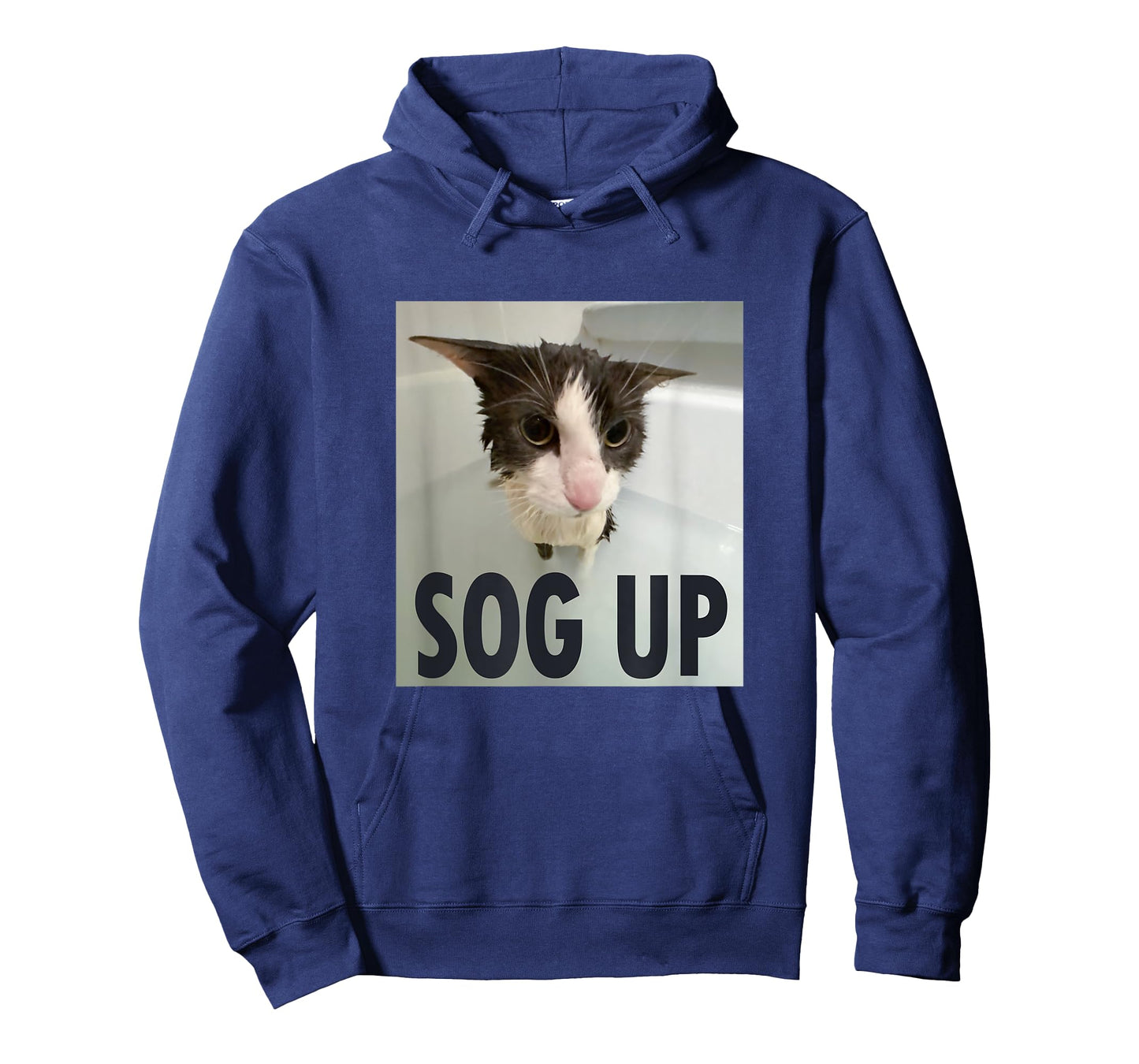 Silly Soggy Cat Meme Sog Up T-Shirt for Men Women Girls Kids