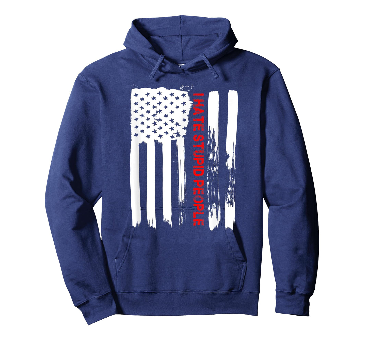 Love America I Hate Stupid People TShirt Funny USA Flag Gift T-Shirt