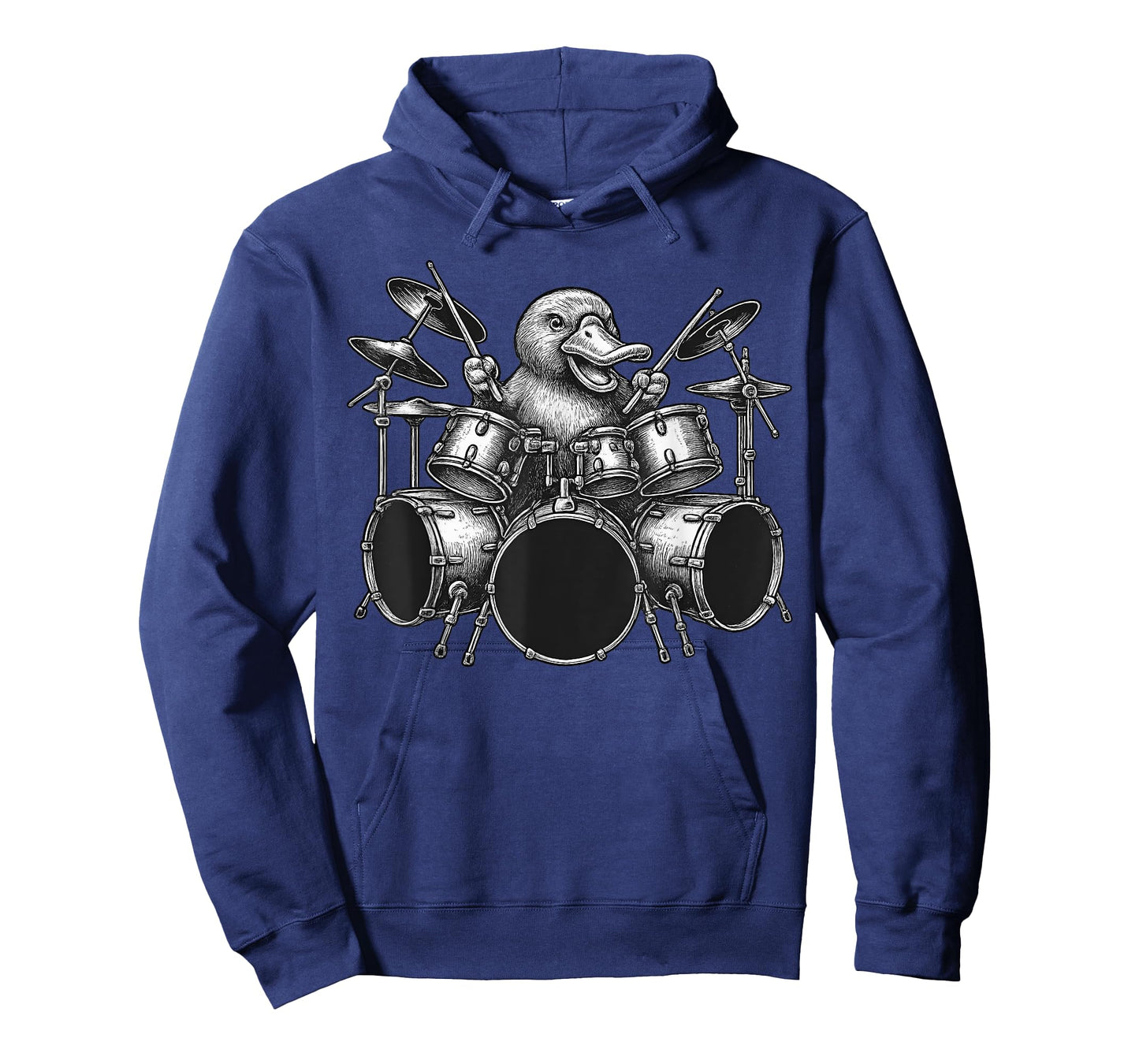 Platypus Playing Drums Drummer Animal Lover T-Shirt