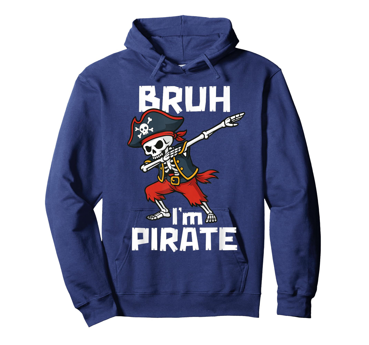 Bruh Pirate Lazy Dabbing Skull Pretend I'm a Pirate Costume T-Shirt