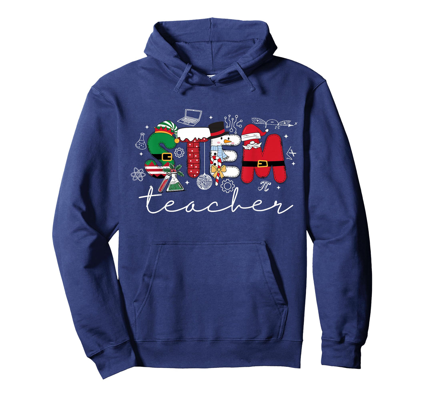 STEM Teacher Christmas Science Technology Engineering Math T-Shirt