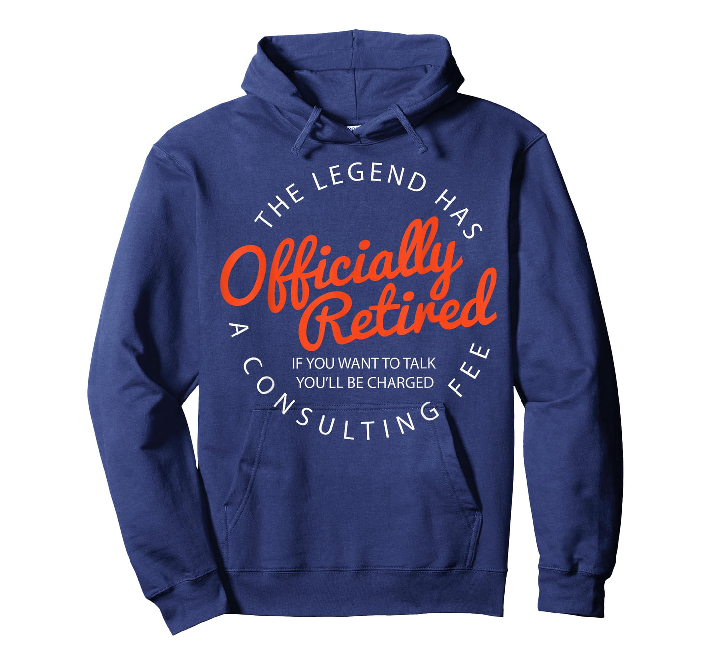 Legend Officially Retired" Men's Funny Retirement T-Shirt - Black, Classic Fit, Crew Neck