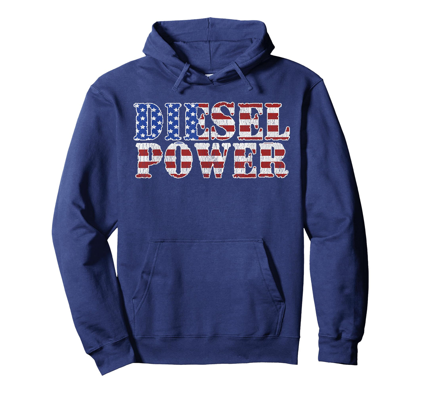 Diesel Power American Flag Funny Truck Mechanic Gift For Men T-Shirt