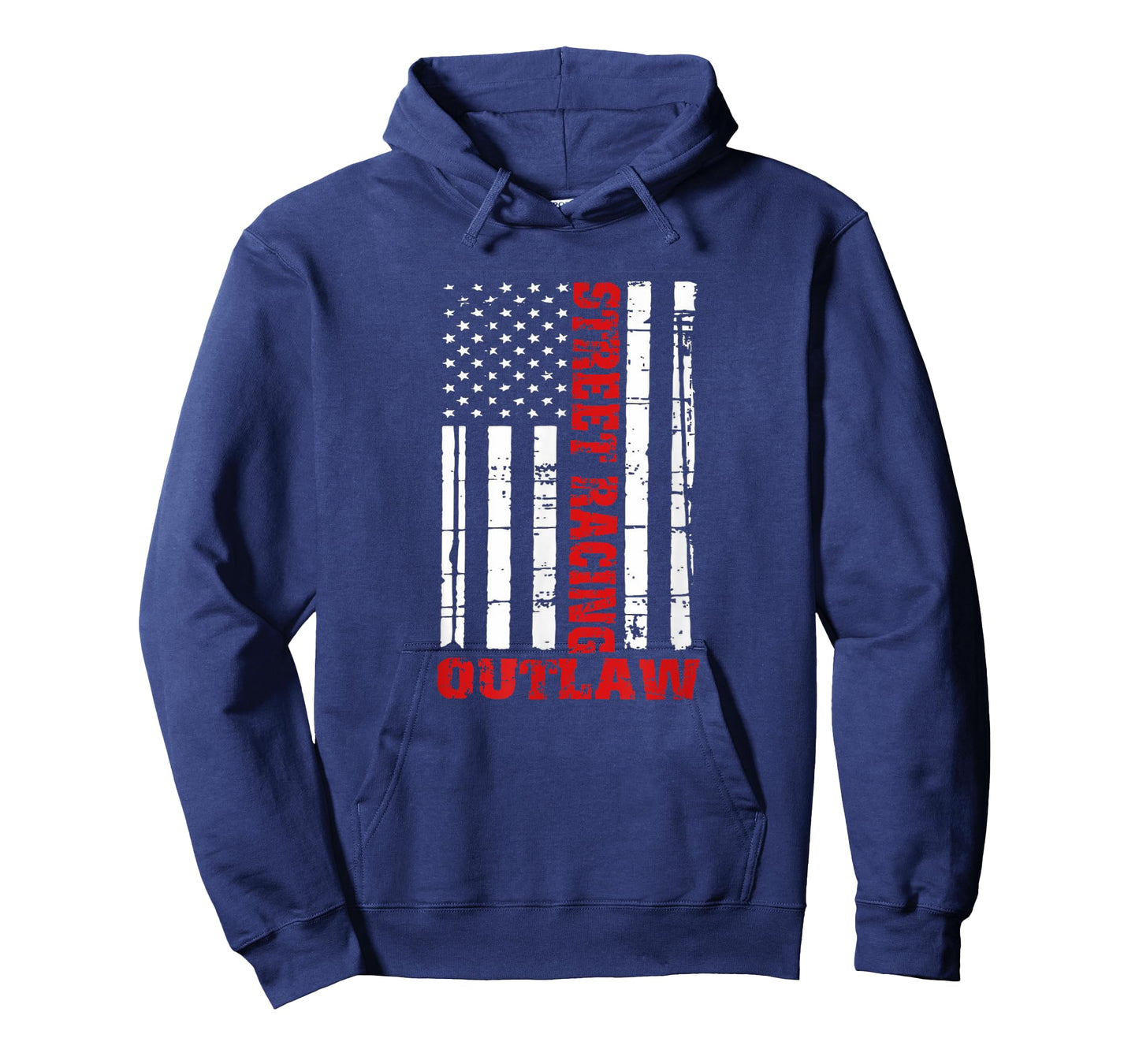 Street Racing Outlaw Shirt Flag American Drag Racing T-Shirt