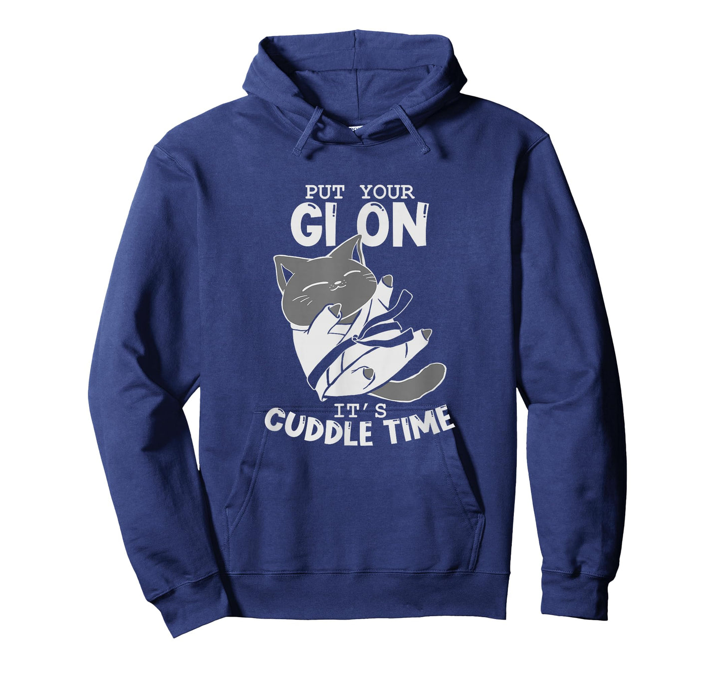 Brazilian Jiu Jitsu Fighting Cat Put Your Gi On It's Cuddle T-Shirt