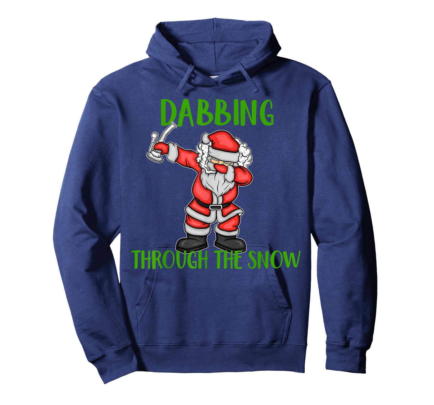 Dabbing Through The Snow Santa Marijuana Dab Rig T-Shirt