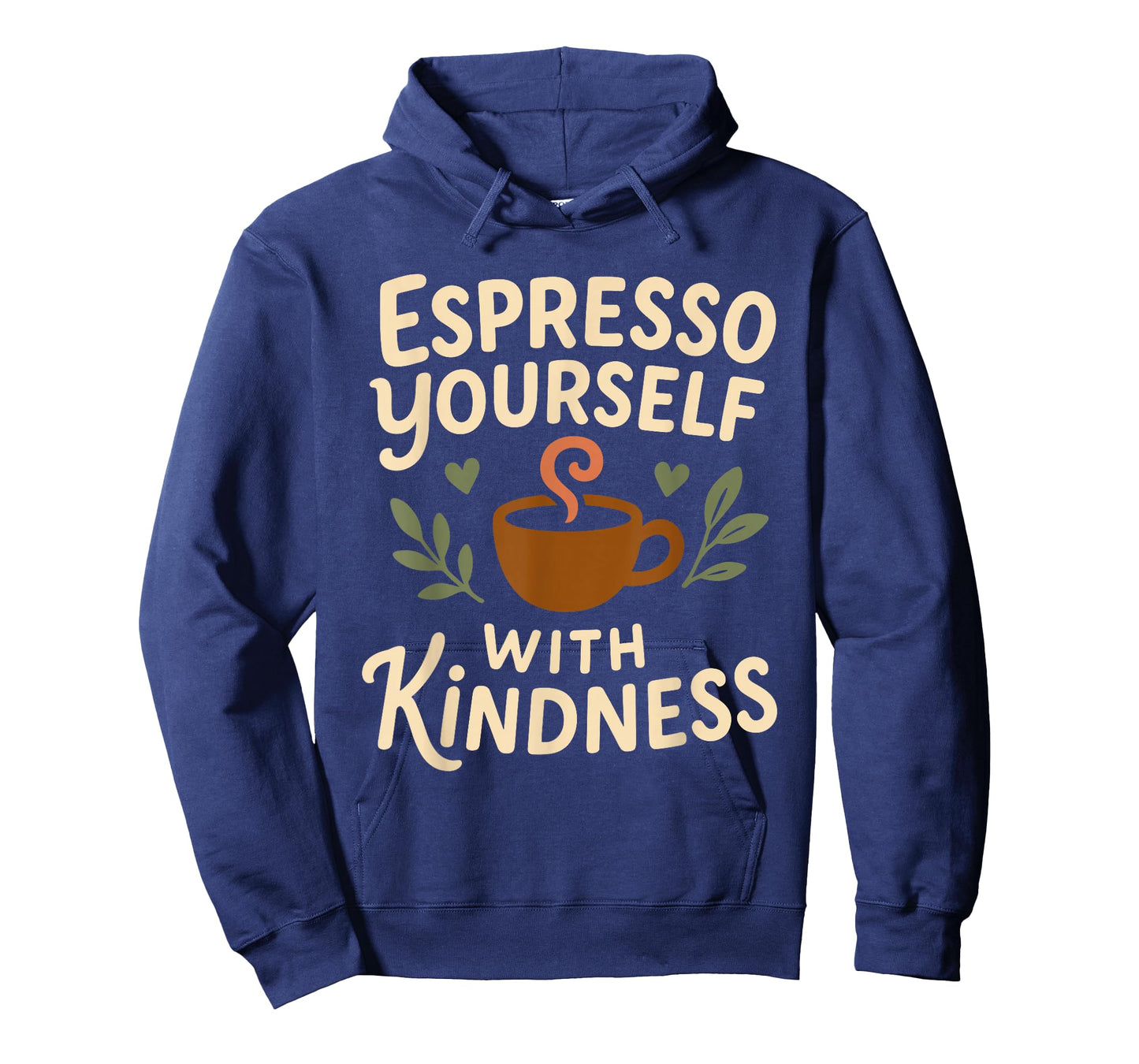 Coffee Lover Kindness Club Positive Message Caffeine Graphic T-Shirt