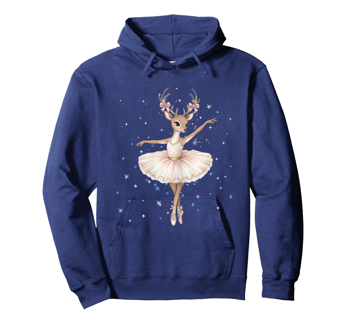 Cute Reindeer Dancer Christmas Ballerina Xmas Design T-Shirt