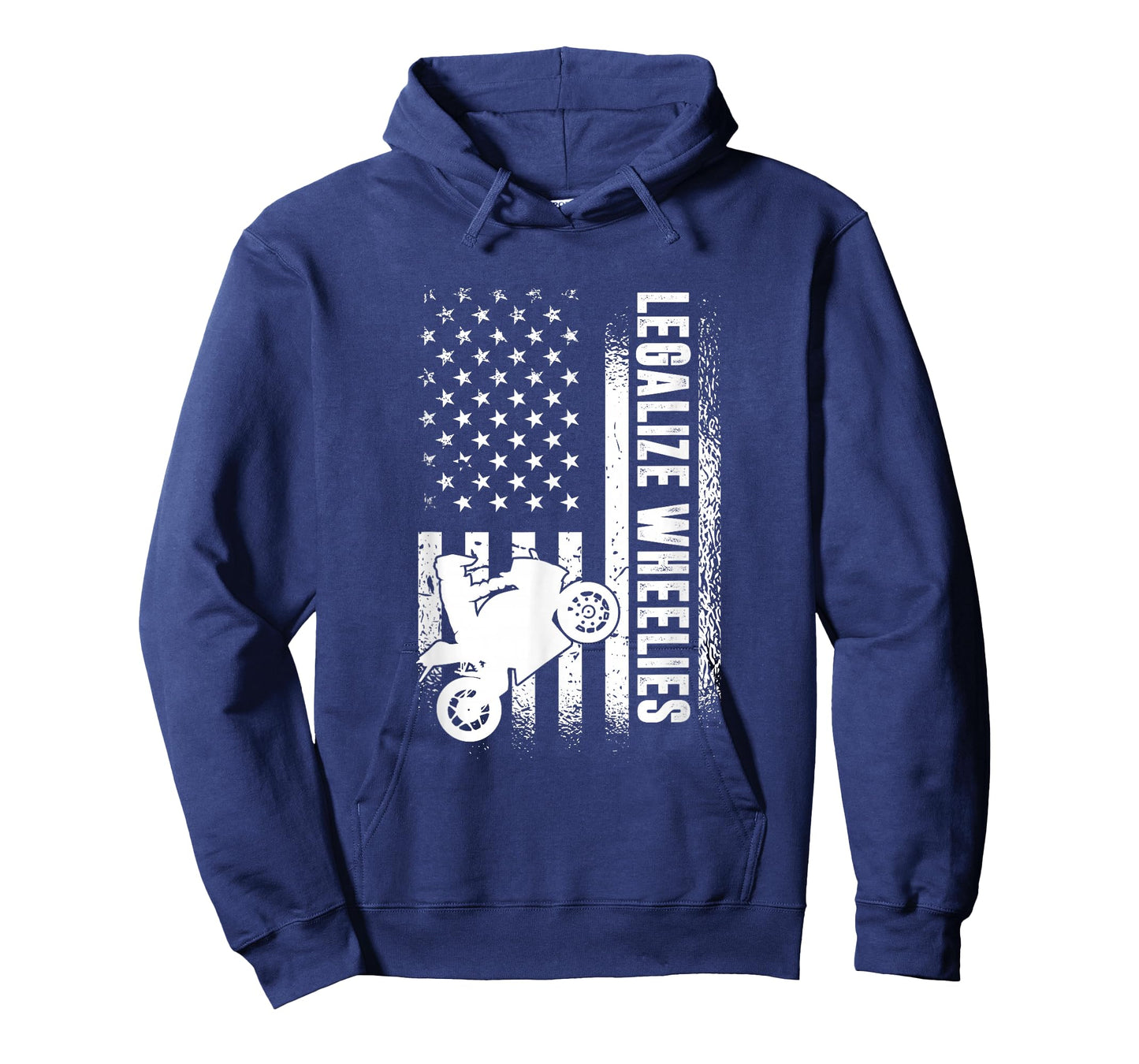 Legalize Wheelies, American Motorbike Rider T-Shirt