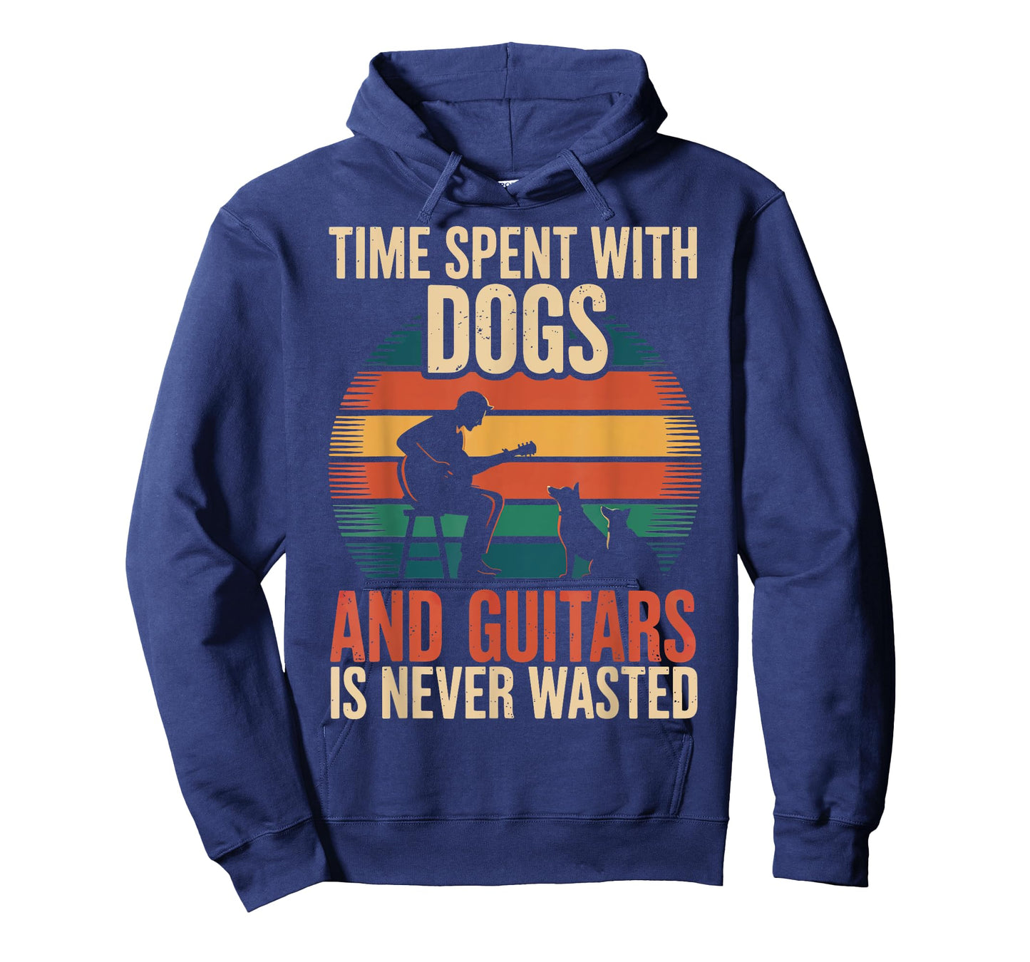 Time Spent With Dogs And Guitars Is Never Wasted T-Shirt
