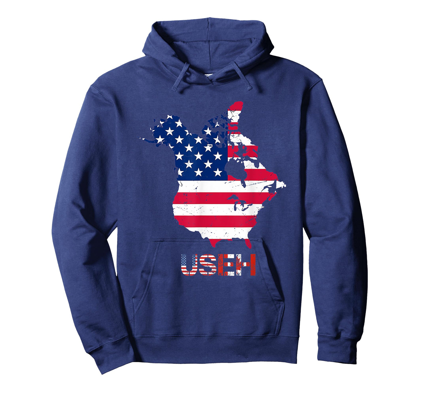 USEH Trump Canada USA 51st State Map American Flag T-Shirt