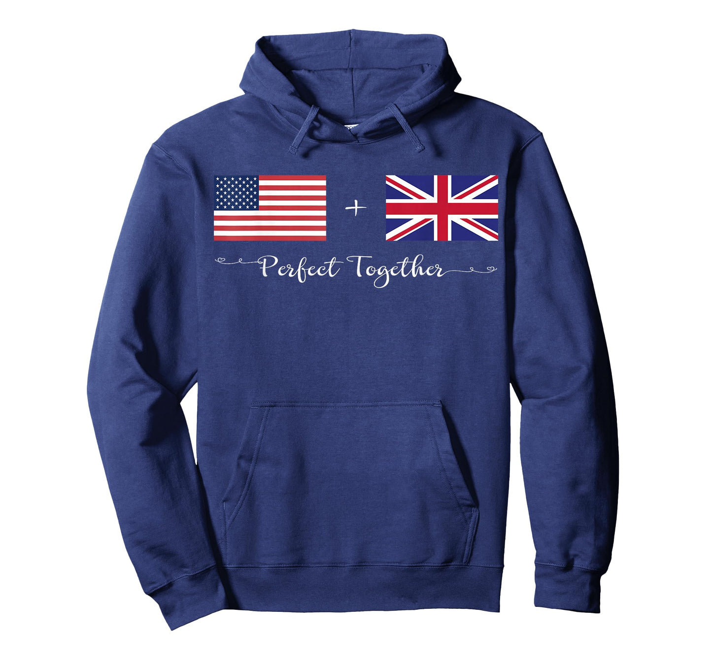 American + British Perfect Together Flag T-Shirt T-Shirt