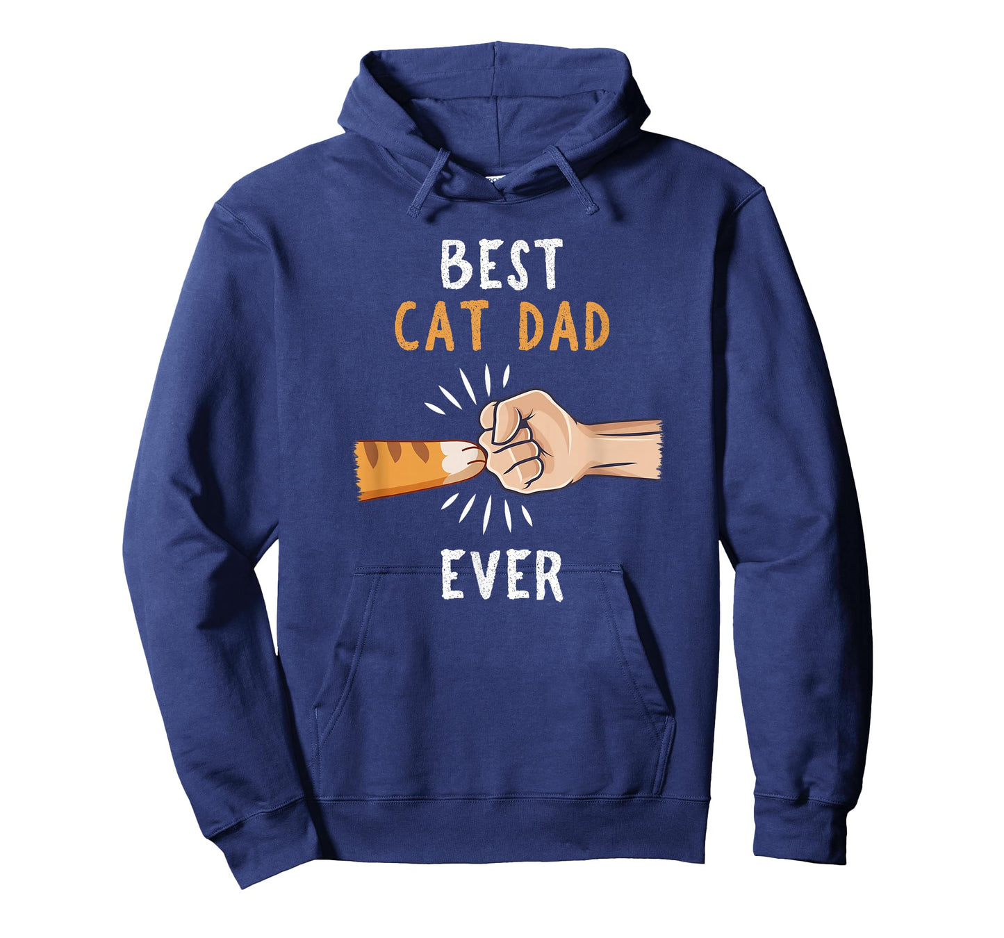 Best Cat Dad Ever T-shirt Paw Fist Bump T-shirt T-Shirt for Men