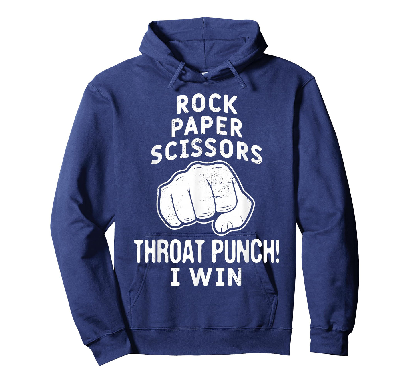 Funny Rock Paper Scissors Throat Punch I Win T-Shirt