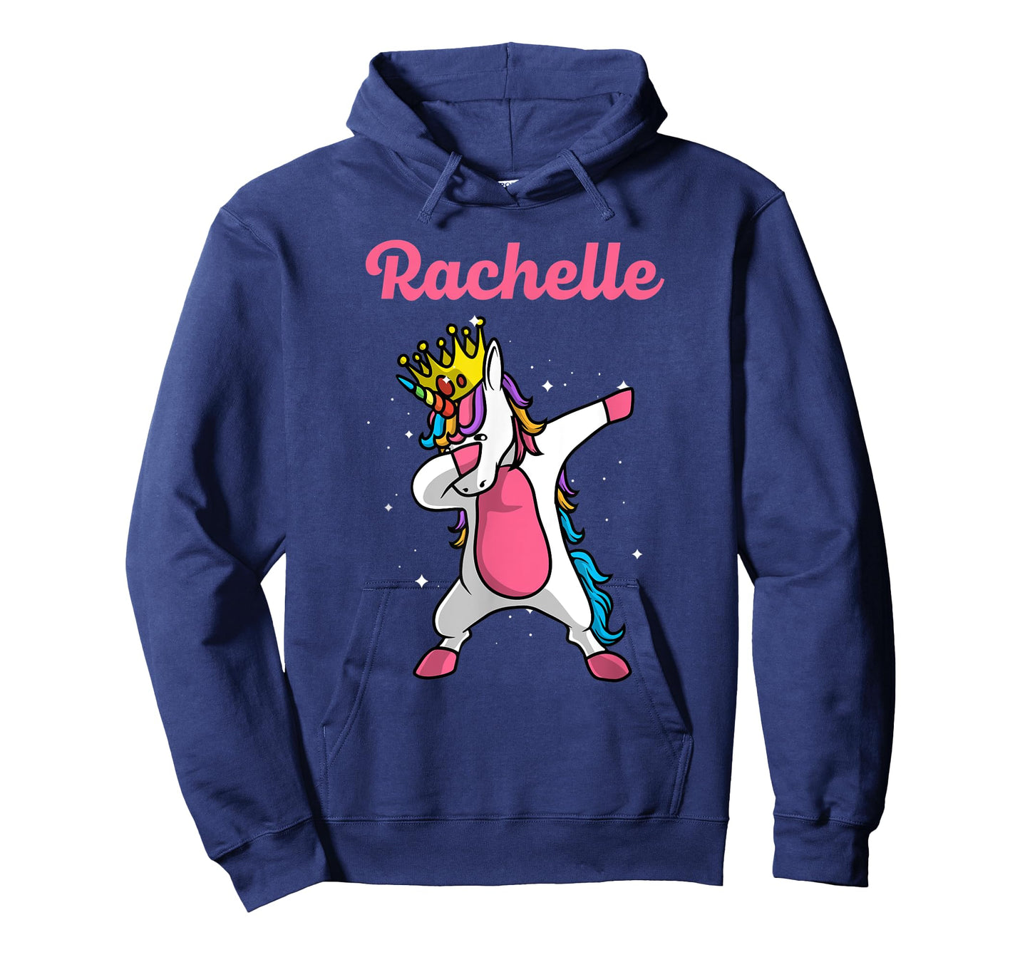 RACHELLE Gift Name Personalized Birthday Dabbing Unicorn T-Shirt