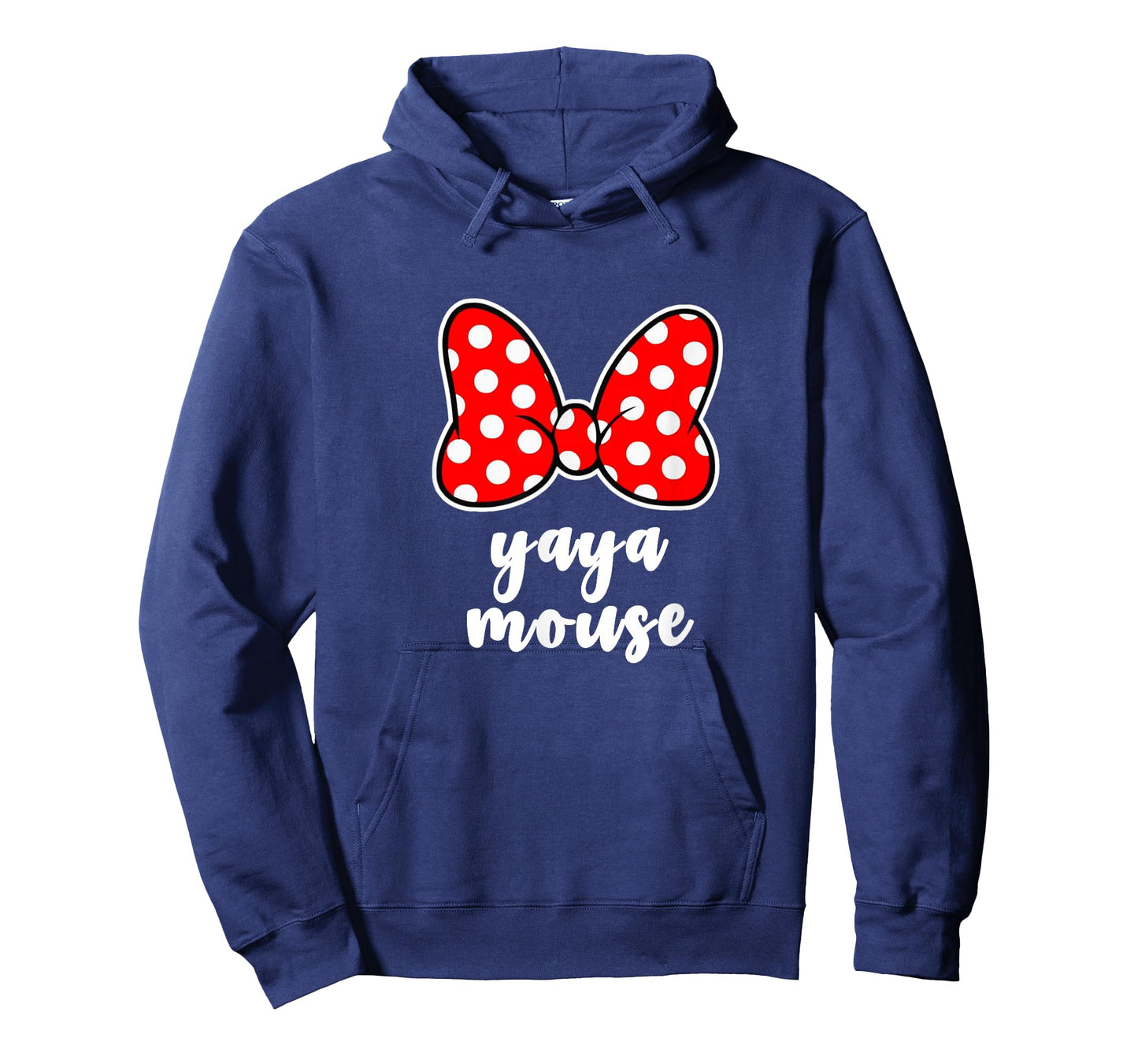 Womens Yaya Mouse Family Vacation Bow T-Shirt
