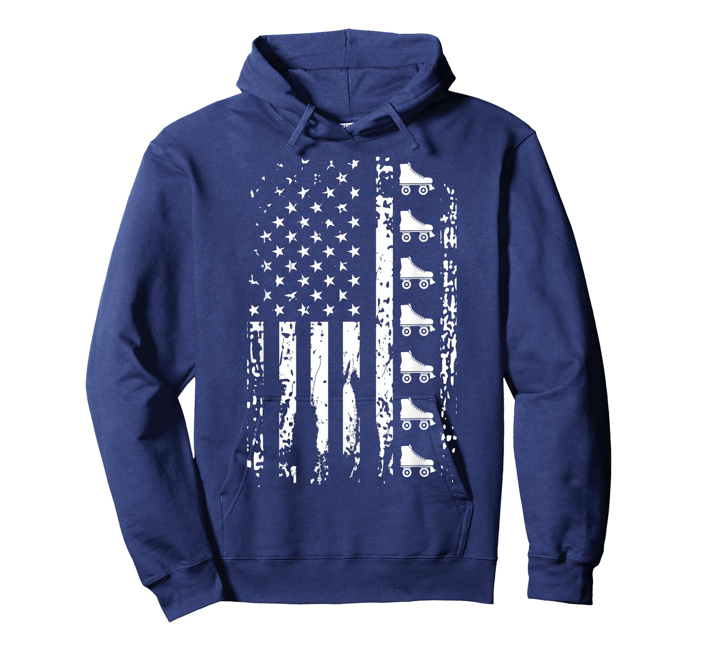 Roller Skate Shirt American Flag USA Roller Skating T-Shirt