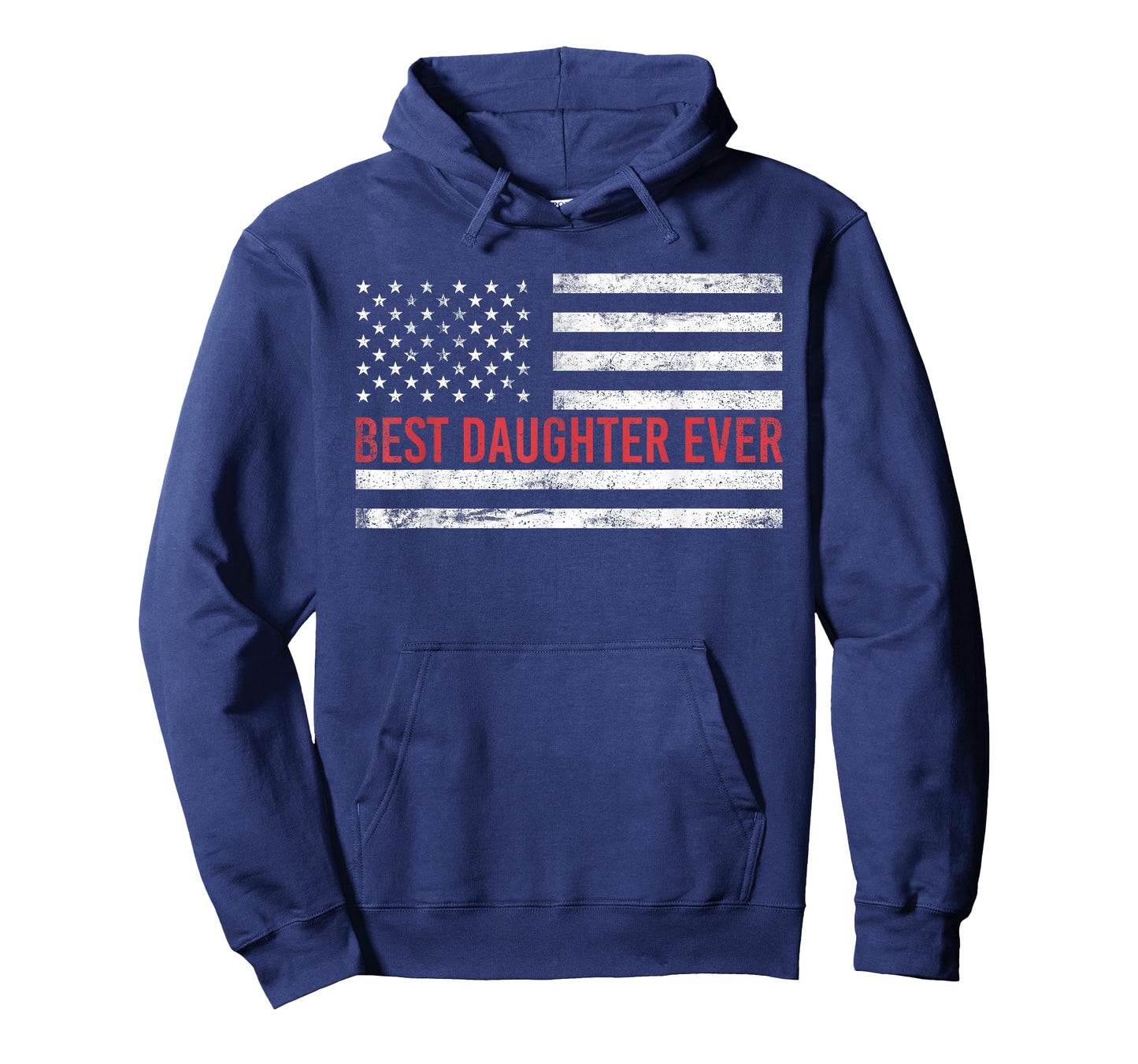 Best Daughter Ever: American Flag T-Shirt