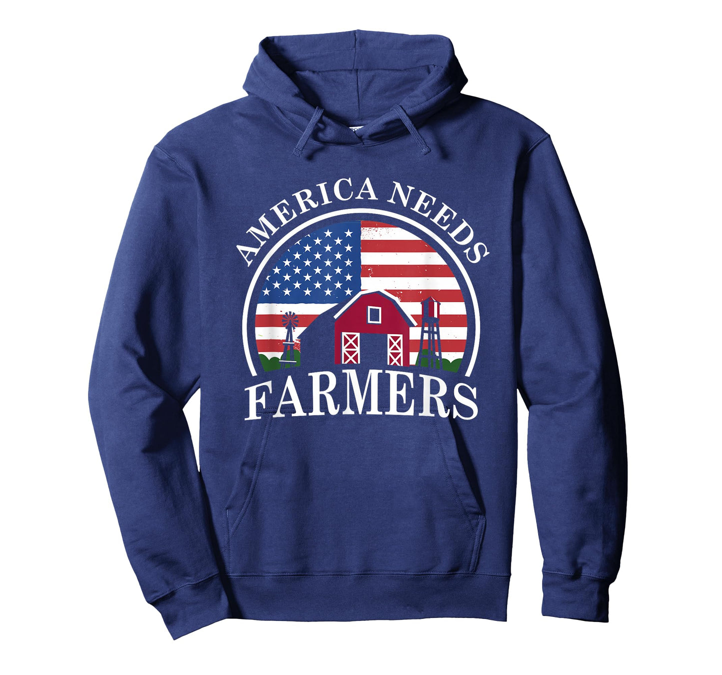 America Needs Farmers | American US Flag | Tractor T-Shirt