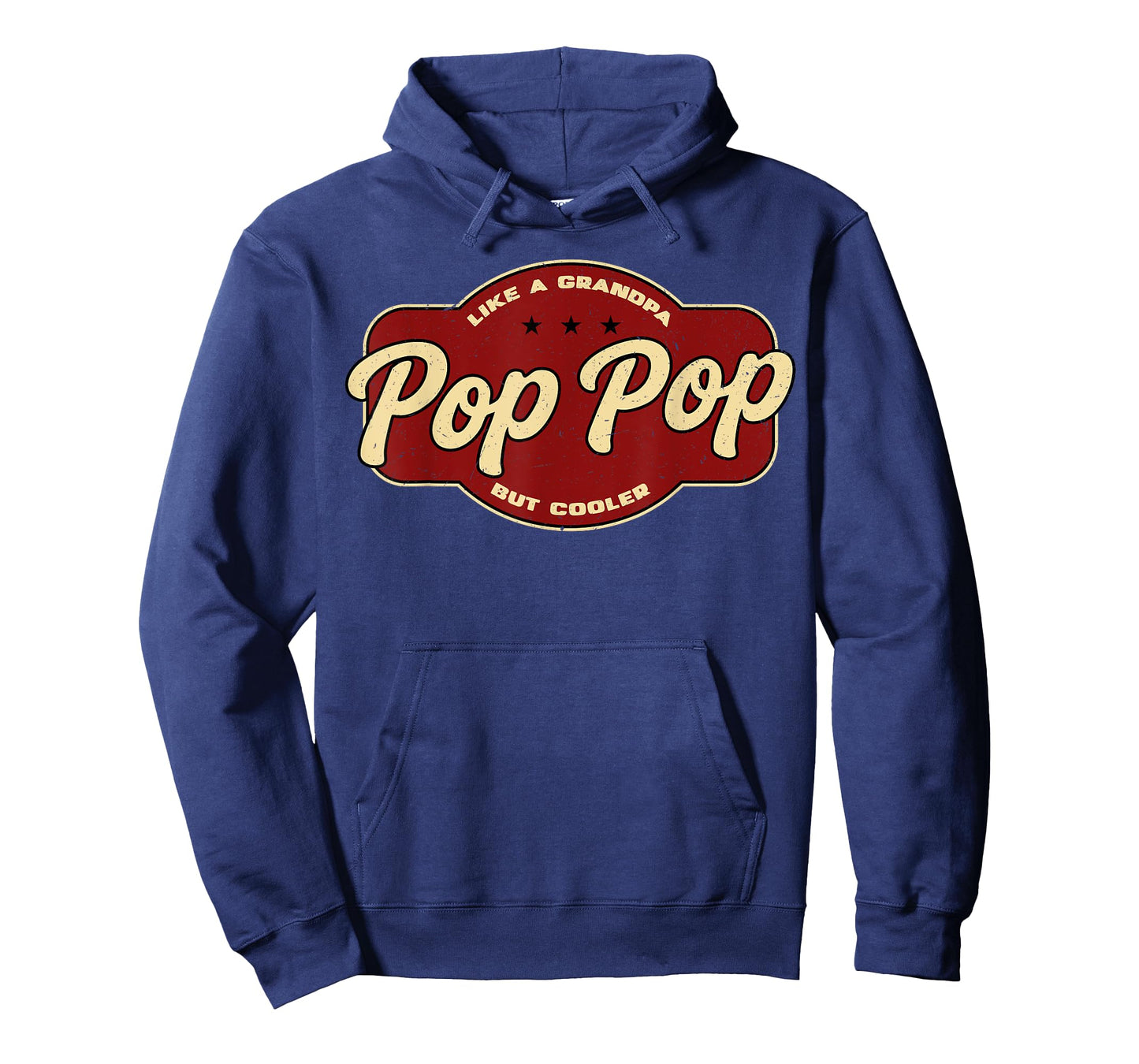 Vintage Pop Pop Like a Grandpa But Cooler - Grandpa Pop Pop T-Shirt