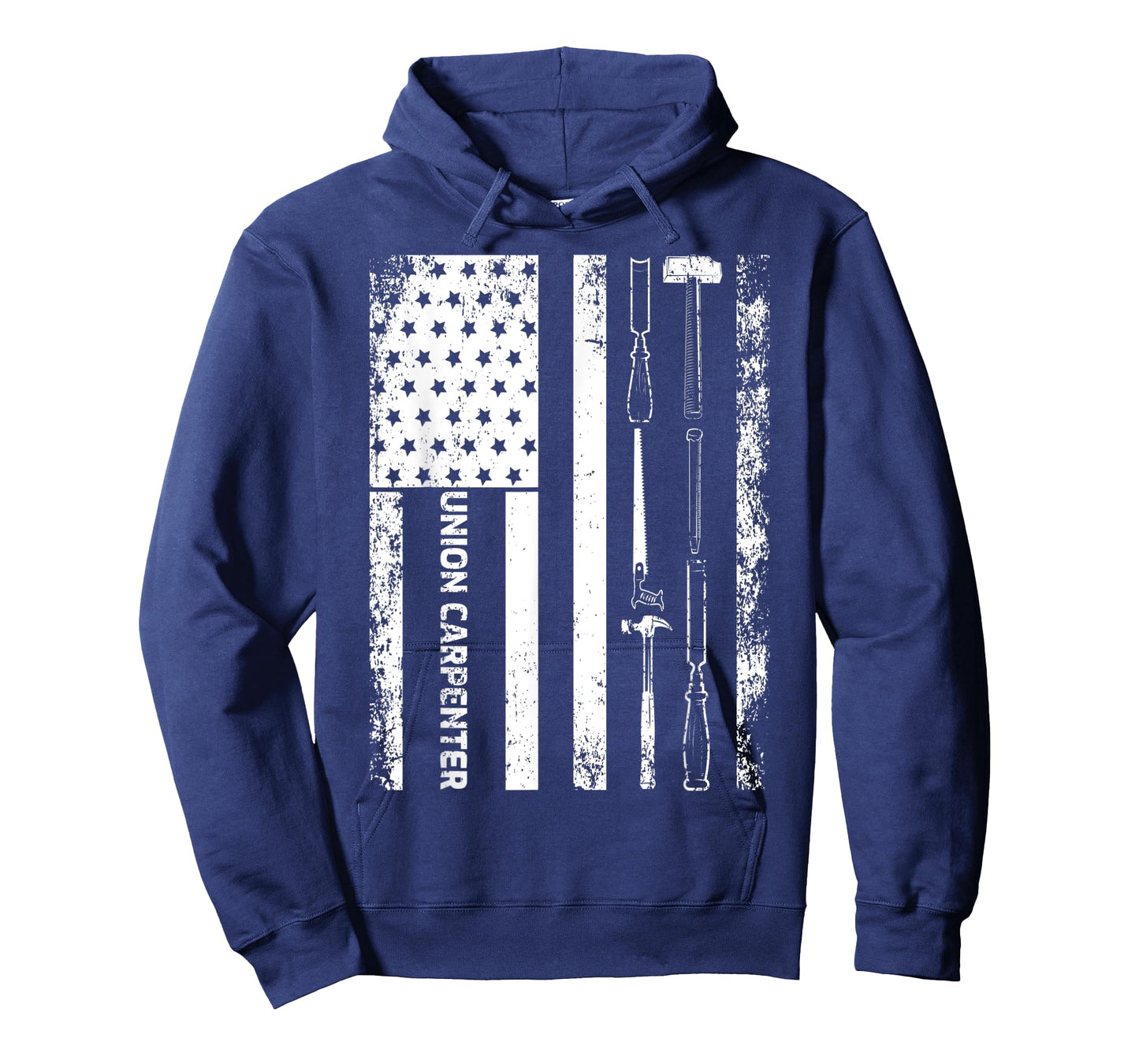 Vintage USA American Flag Union Carpenter T-Shirt