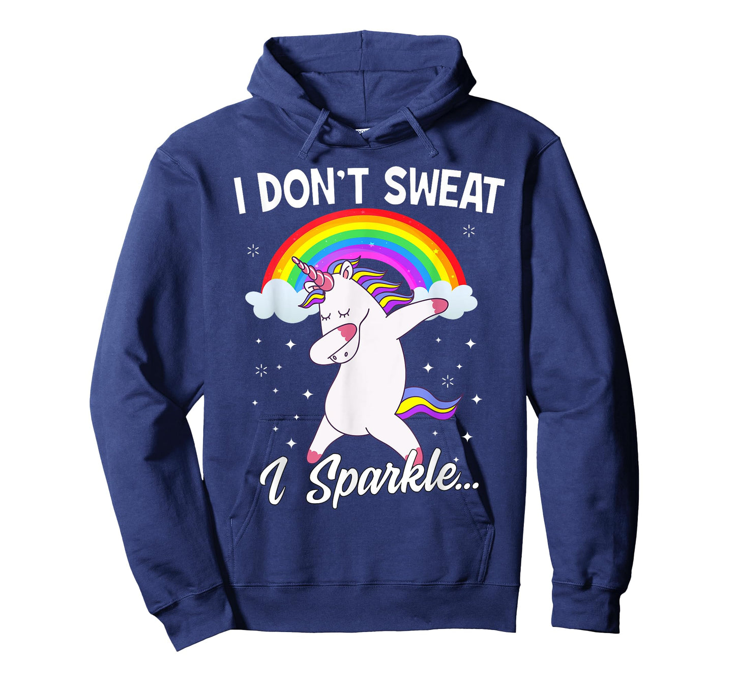 I Don't Sweat I Sparkle Unicorn Women T-Shirt Christmas Gift T-Shirt