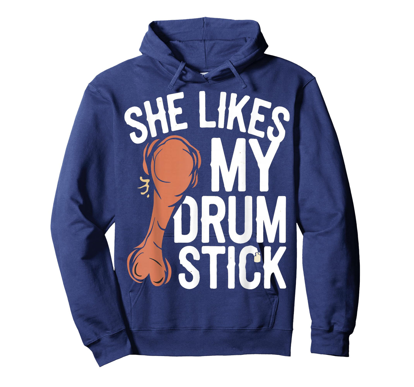 She Likes My Drum Stick Funny Couple Matching Thanksgiving T-Shirt