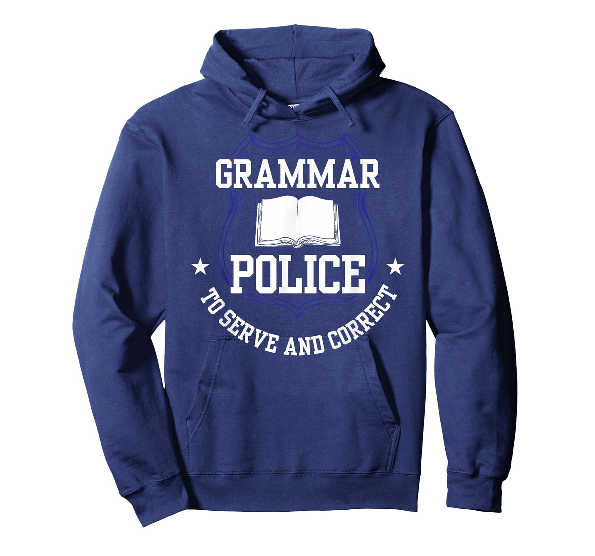 Grammar Police To Serve And Correct Officer Cop Spelling T-Shirt