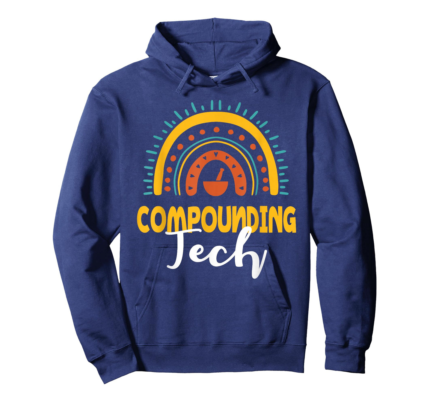 Compounding Tech Boho Rainbow Apparel Pharmacy Assistant T-Shirt