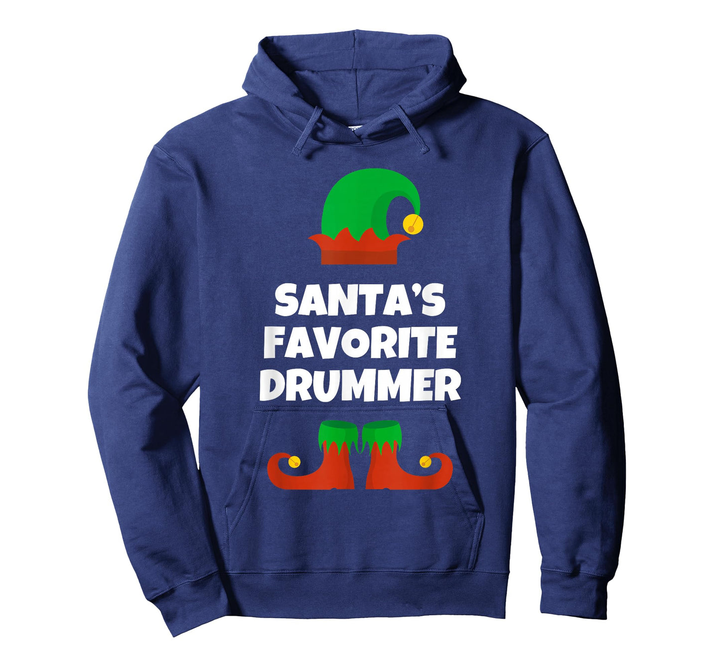 Santas Favorite Drummer Christmas Funny Pj Drums Drumming T-Shirt