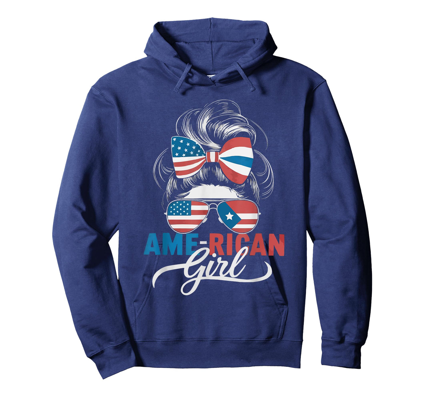 Half Puerto Rican Half American USA Flag Puerto Rico T-Shirt