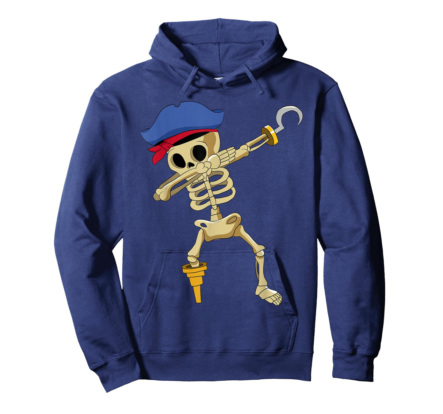 Caribbean Buccaneer Sea Thief Boy Dabbing Skeleton Pirate T-Shirt