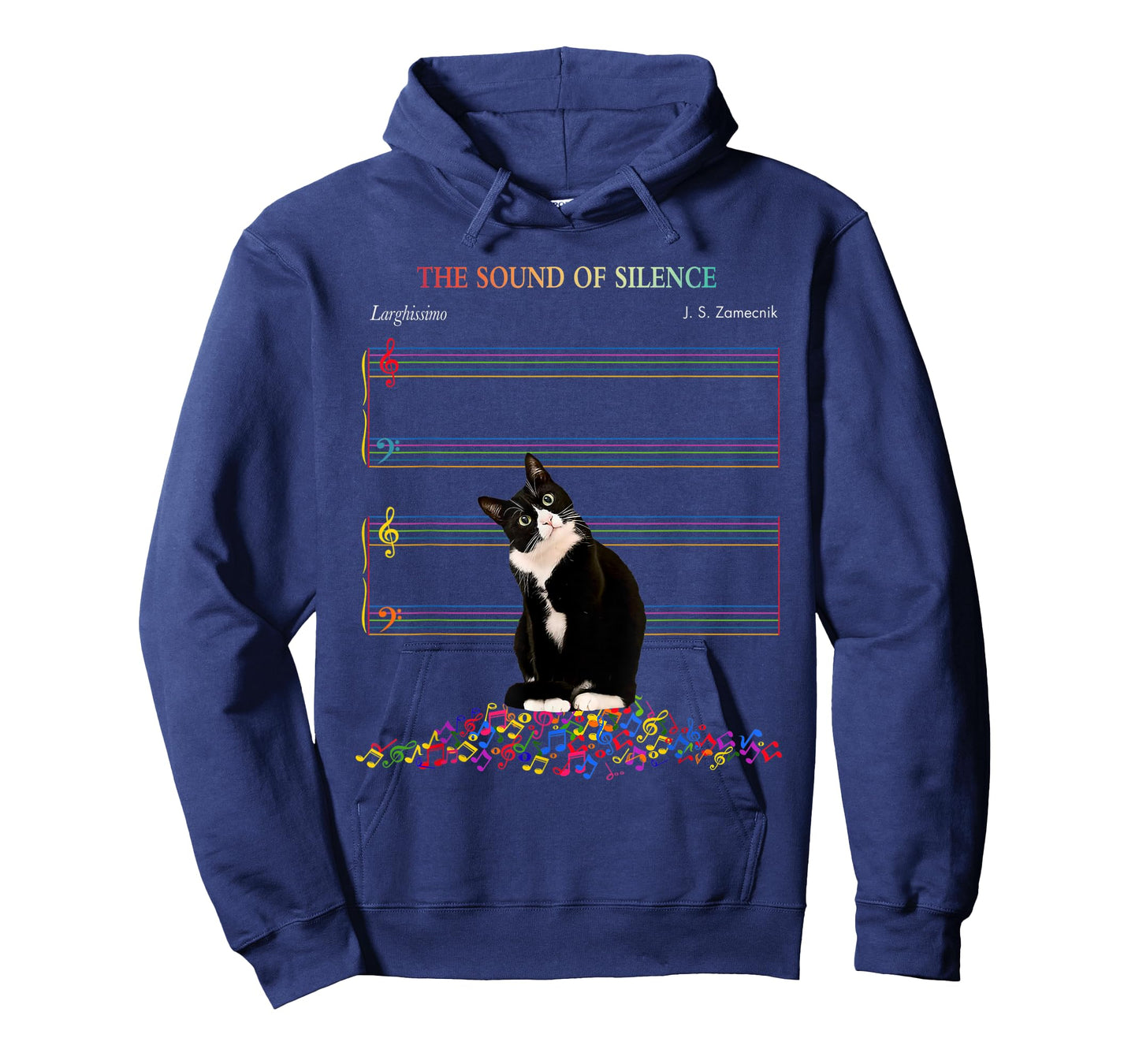 Cute Cat The Sound Of Silence T-Shirt