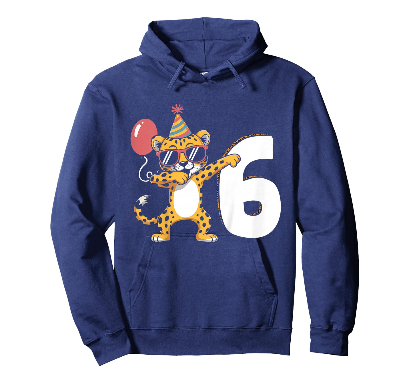 Dabbing Cheetah 6th Birthday Boy T-Shirt