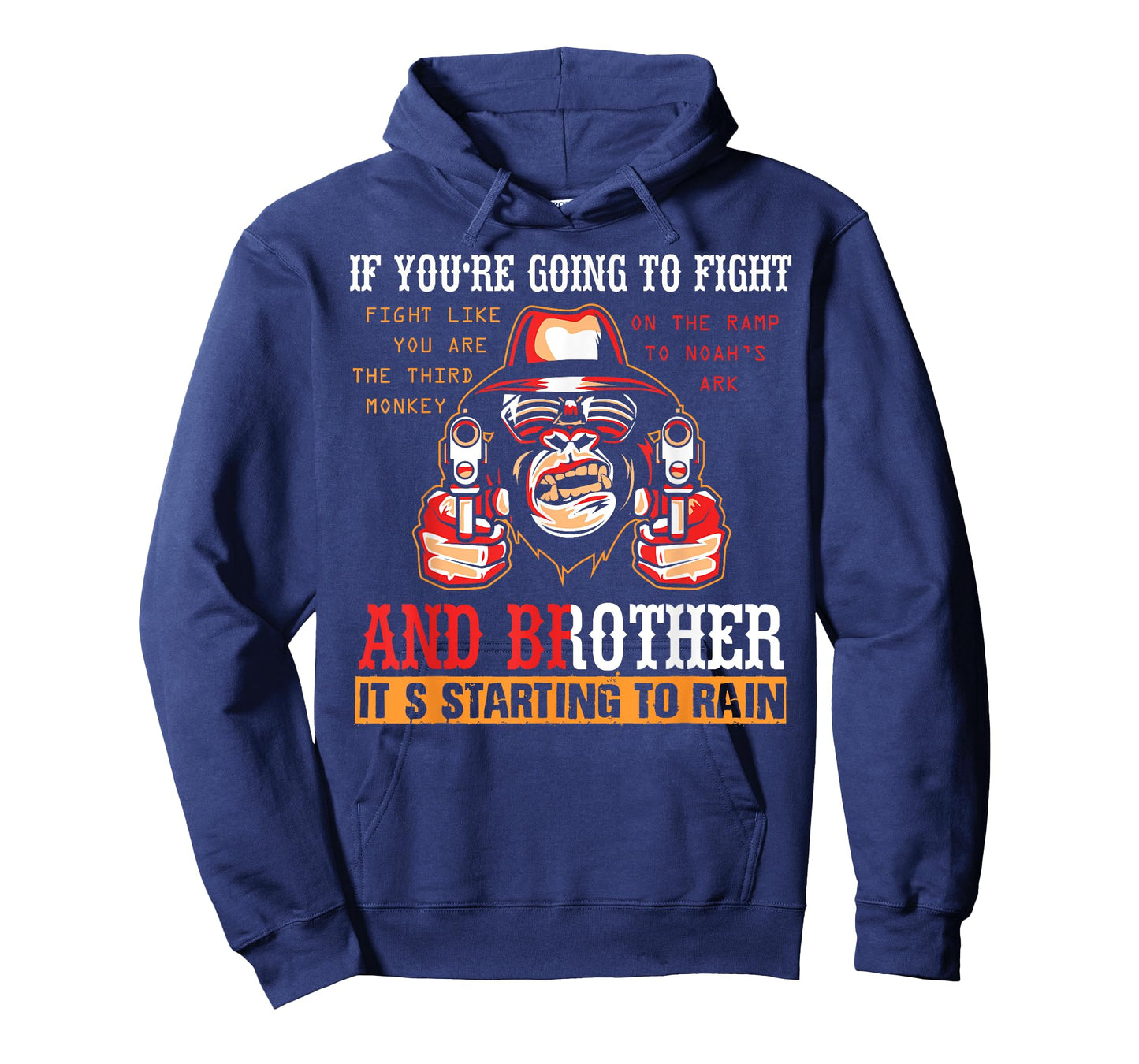 If You're Going To Fight Fight Like The Third Monkey T-shirt T-Shirt