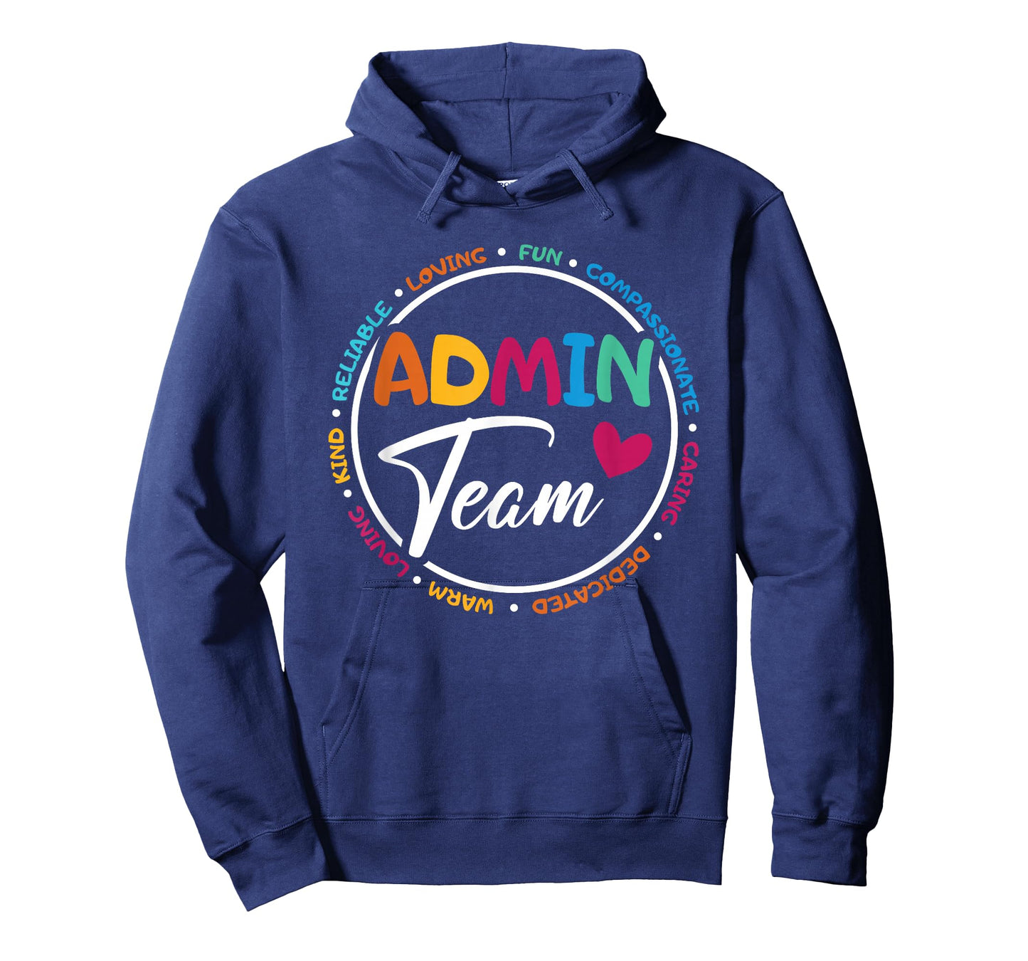 Admin Team Love Admin Staff Admin Crew Gifts Secretary T-Shirt