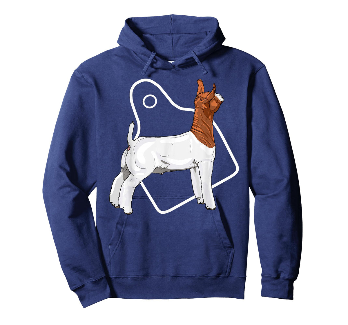 Show Market Wether Boer Goat and Eartag T-Shirt